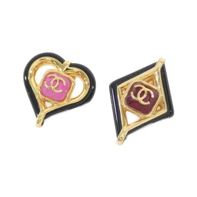 Pre-owned Chanel Pink Color Pin Brooch () In Red
