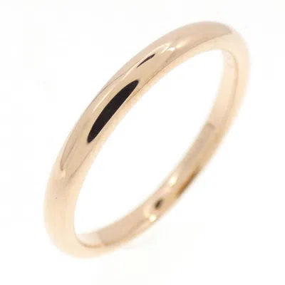 Pre-owned Chanel Pink Gold (18k) Band Ring ()