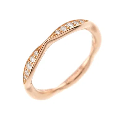 Pre-owned Chanel Pink Gold (18k) Band Ring () In Multi
