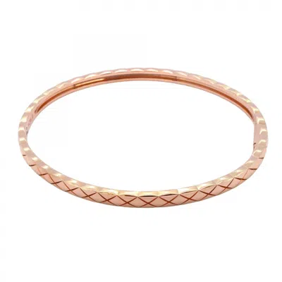 Pre-owned Chanel Pink Gold (18k) Bangle () In Multi