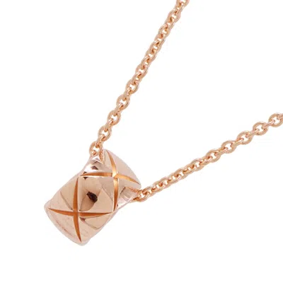 Pre-owned Chanel Pink Gold (18k) Necklace () In Multi