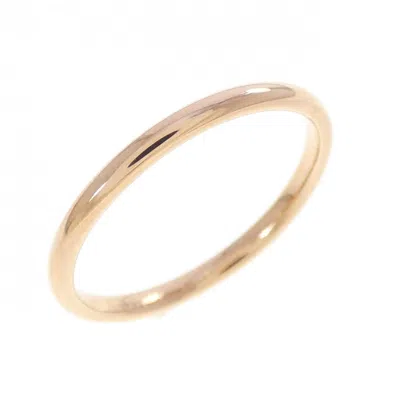 Pre-owned Chanel Pink Gold Pink Gold (18k) Band Ring ()
