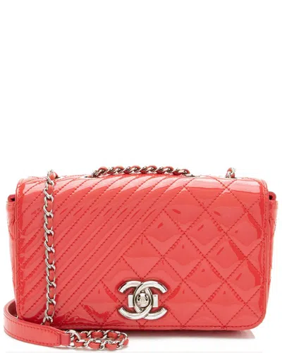 Chanel Pink Leather Coco Boy Small Flap Bag (authentic Pre-loved)