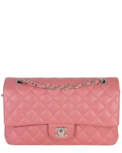 Chanel Pink Leather Quilted Medium Classic Double Flap Bag (authentic Pre-  Loved)