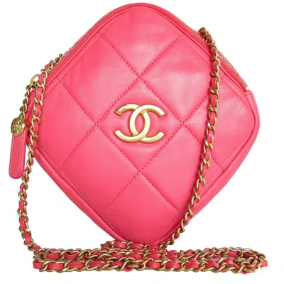 Pre-owned Chanel Pink Leather Shoulder Bag ()