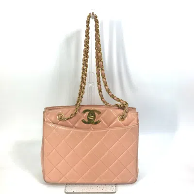 Pre-owned Chanel Pink Leather Shoulder Bag ()