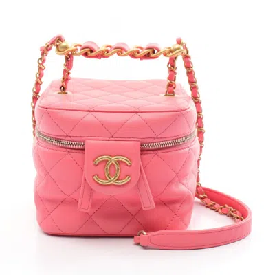 Pre-owned Chanel Pink Leather Shoulder Bag ()