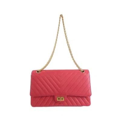 Pre-owned Chanel Pink Leather Shoulder Bag ()
