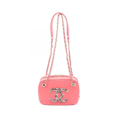 Pre-owned Chanel Pink Leather Shoulder Bag ()