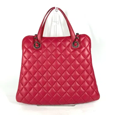 Pre-owned Chanel Pink Leather Tote Bag ()