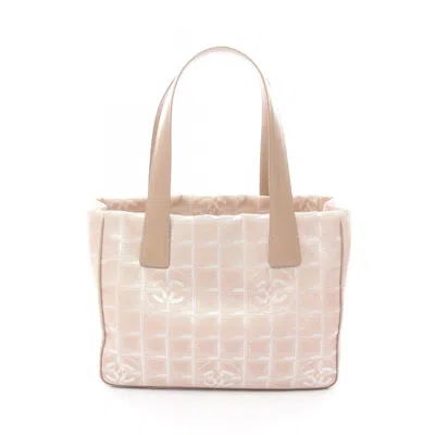 Pre-owned Chanel Pink New Travel Line Tote Bag ()