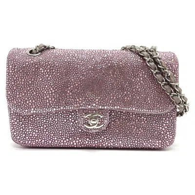 Pre-owned Chanel Pink Suede Shoulder Bag ()