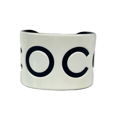 Pre-owned Chanel Plastic Bangle () In Black