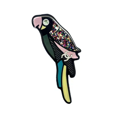 Pre-owned Chanel Plastic Brooch () In Multi