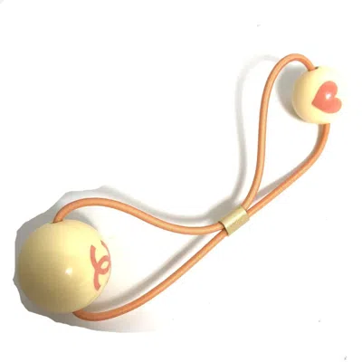 Pre-owned Chanel Plastic Hair Tie () In Pink