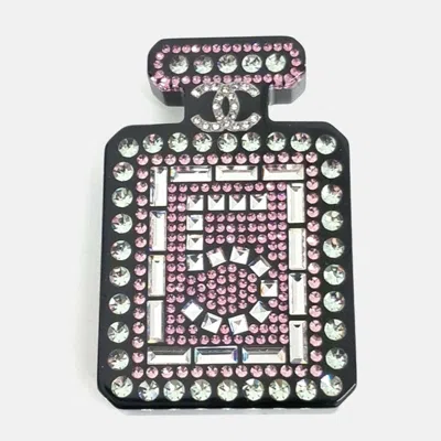 Pre-owned Chanel Plastic No. 5 Brooch In Multi