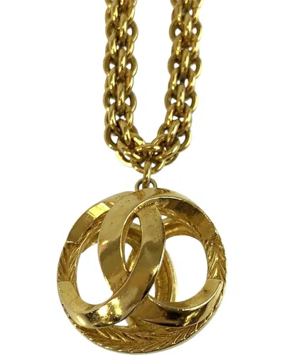 Chanel Plated Ball Necklace (authentic Pre-loved) In Gold