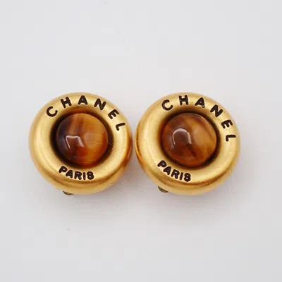 Pre-owned Chanel Plated Earring Jewelry () In Gold