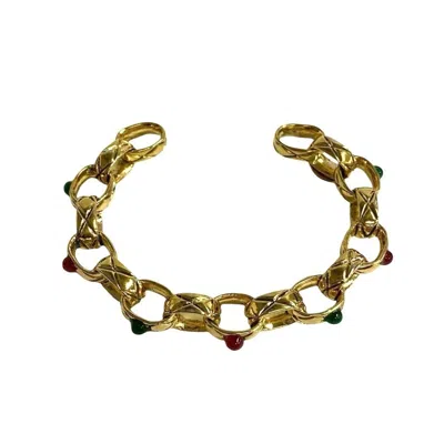 Pre-owned Chanel Plating Bangle () In Gold
