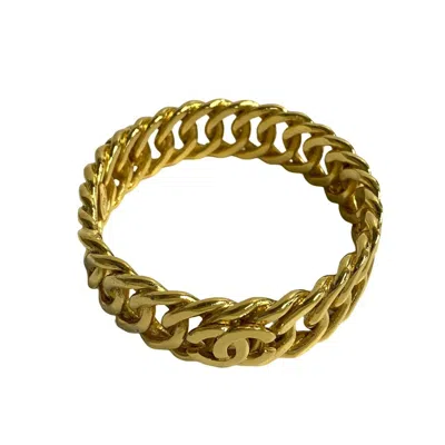 Pre-owned Chanel Plating Bangle () In Gold
