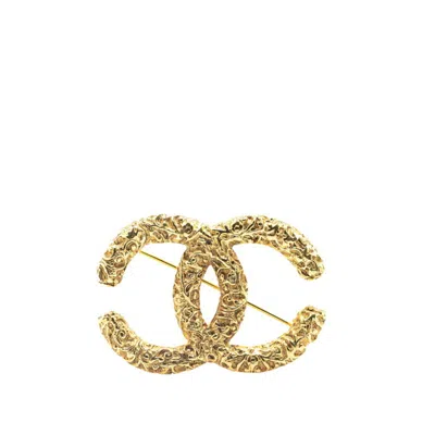 Pre-owned Chanel Plating Brooch () In Gold