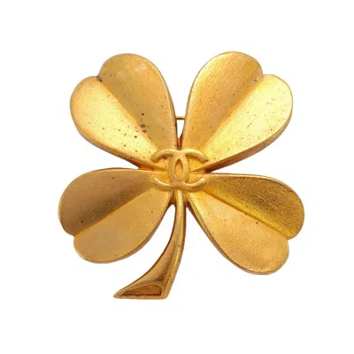 Pre-owned Chanel Plating Brooch () In Gold