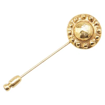 Pre-owned Chanel Plating Brooch () In Gold