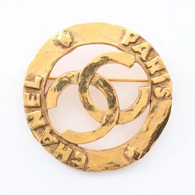 Pre-owned Chanel Plating Brooch () In Gold