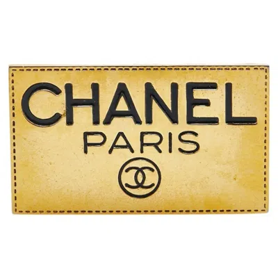 Pre-owned Chanel Plating Brooch () In Gold