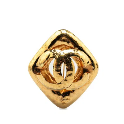 Pre-owned Chanel Plating Brooch () In Gold