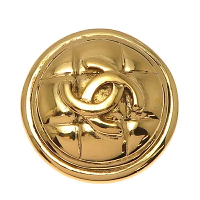 Pre-owned Chanel Plating Brooch () In Gold