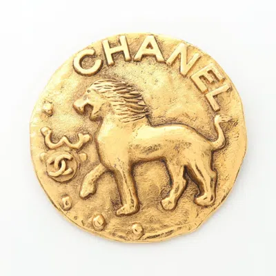 Pre-owned Chanel Plating Brooch () In Gold
