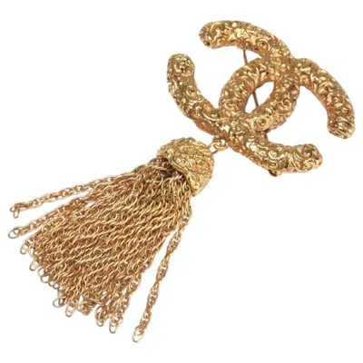 Pre-owned Chanel Plating Brooch () In Gold