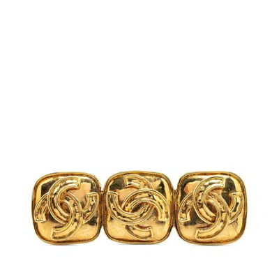 Pre-owned Chanel Plating Brooch () In Gold