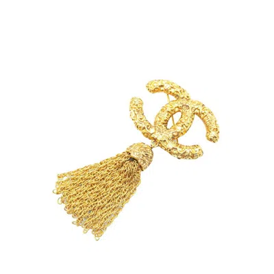 Pre-owned Chanel Plating Brooch () In Gold