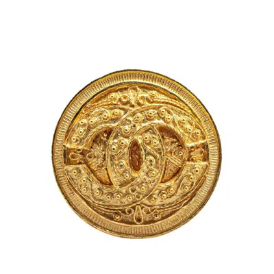 Pre-owned Chanel Plating Brooch () In Gold