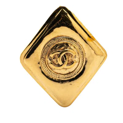 Pre-owned Chanel Plating Brooch () In Gold