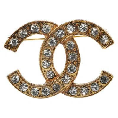 Pre-owned Chanel Plating Brooch () In Gold