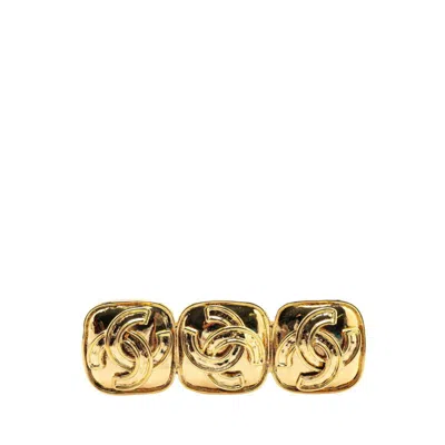 Pre-owned Chanel Plating Brooch () In Gold