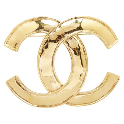 Pre-owned Chanel Plating Brooch () In Gold