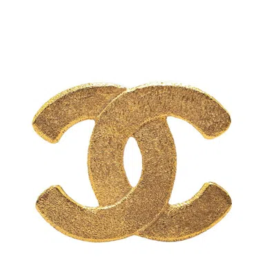 Pre-owned Chanel Plating Brooch () In Gold