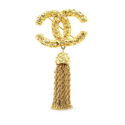 Pre-owned Chanel Plating Brooch () In Gold