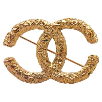 Pre-owned Chanel Plating Brooch () In Gold