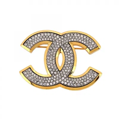 Pre-owned Chanel Plating Brooch () In Gold