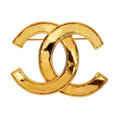 Pre-owned Chanel Plating Brooch () In Gold