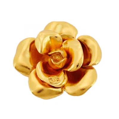 Pre-owned Chanel Plating Brooch () In Gold