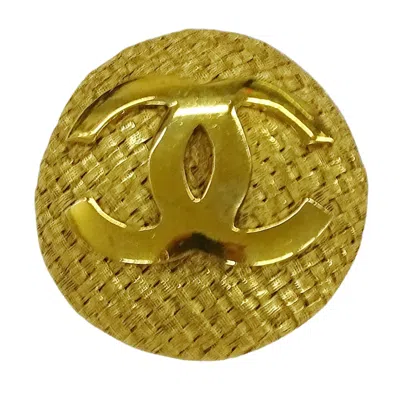 Pre-owned Chanel Plating Brooch () In Gold