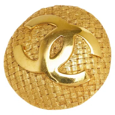 Pre-owned Chanel Plating Brooch () In Gold