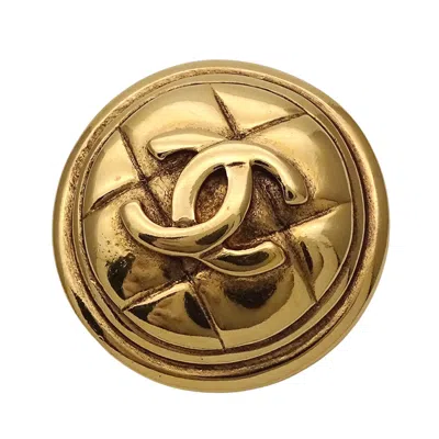Pre-owned Chanel Plating Brooch () In Gold