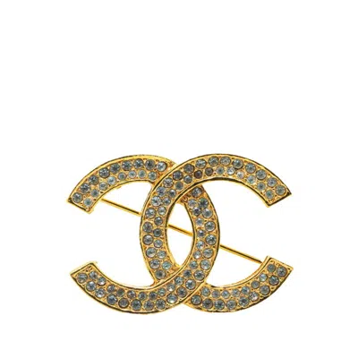 Pre-owned Chanel Plating Brooch () In Silver